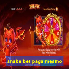 snake bet paga mesmo